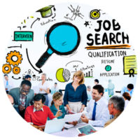 job search round photo
