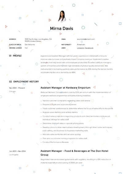 Manager Assistant Resume