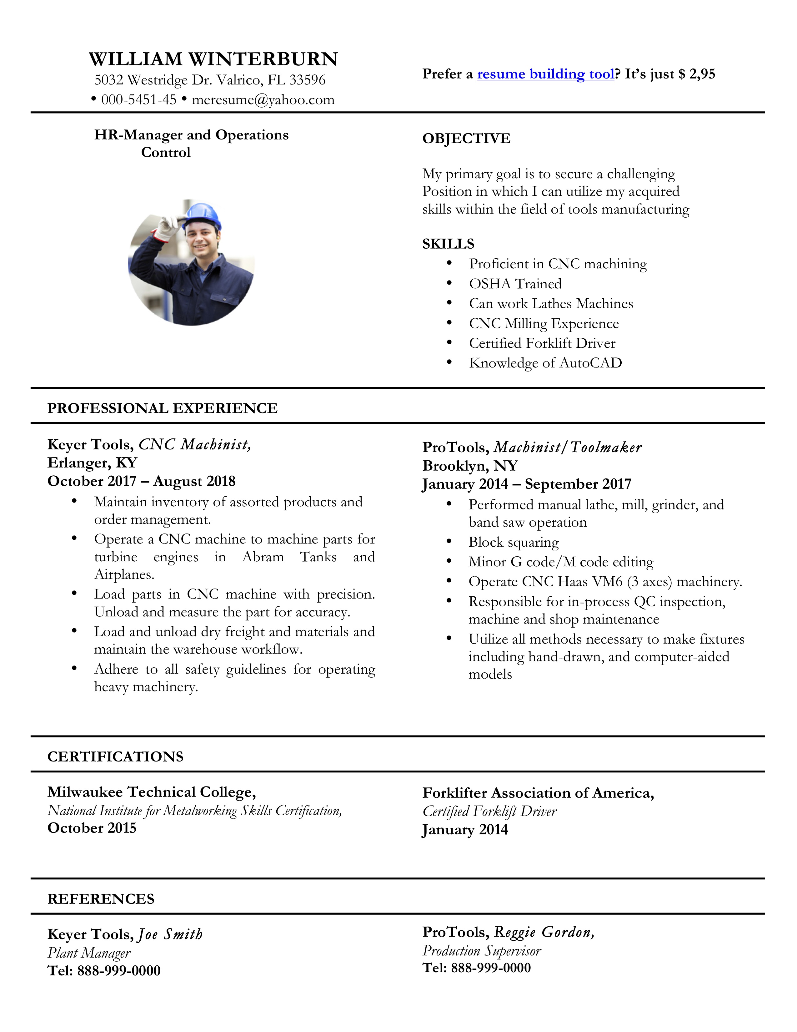 resume templates  2019