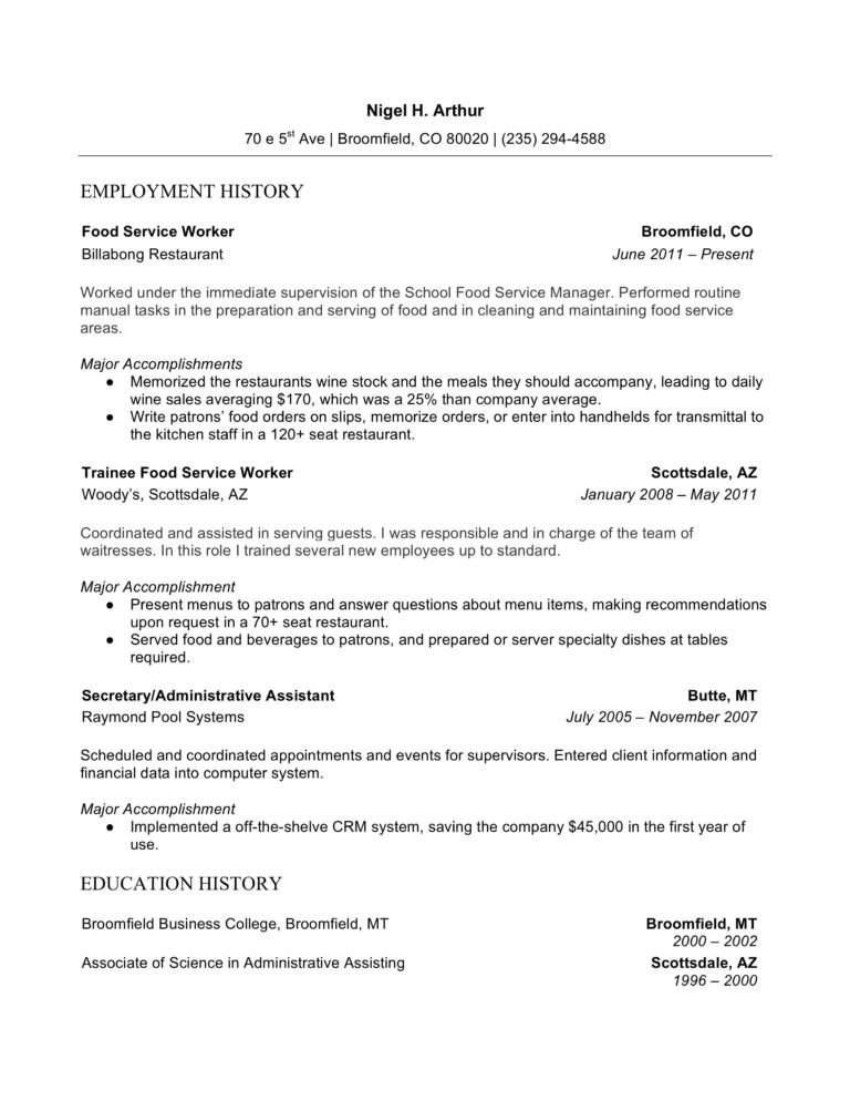 ms word resume template