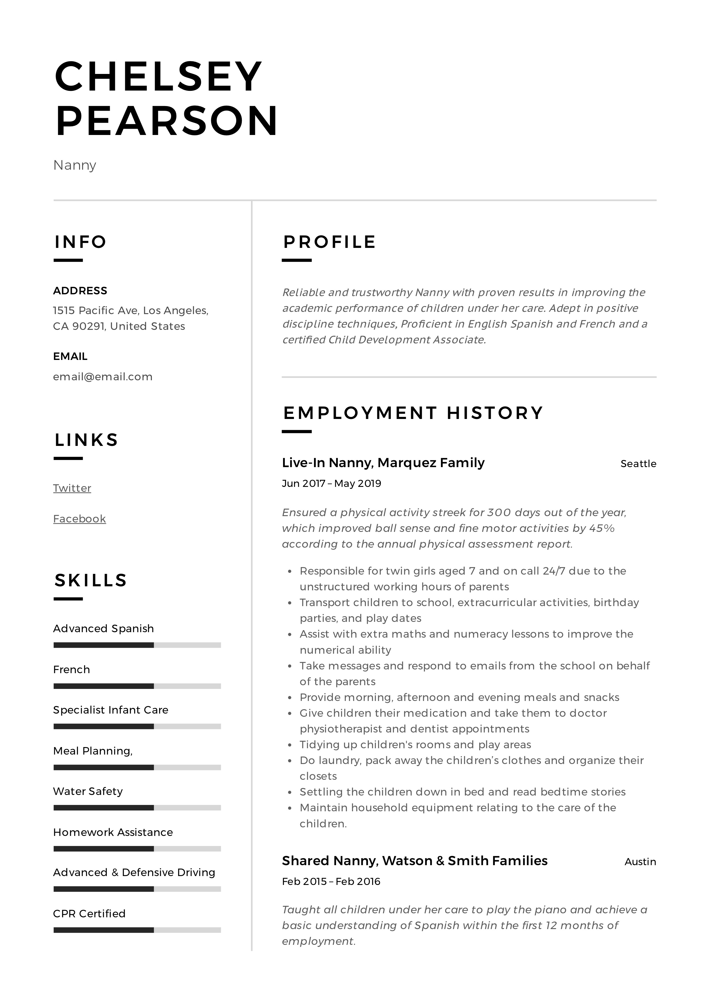 how to write a manager resume