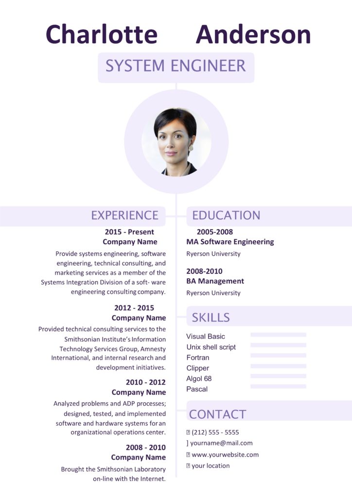 Ms word resume template