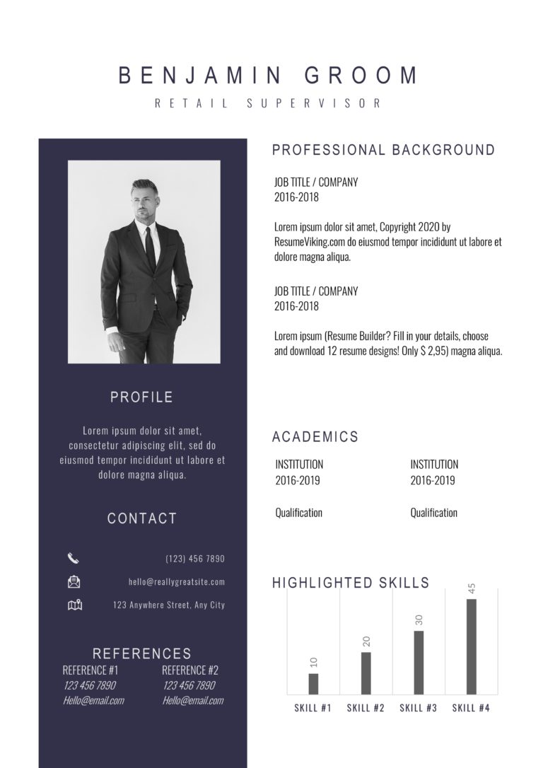modernprofessional resume