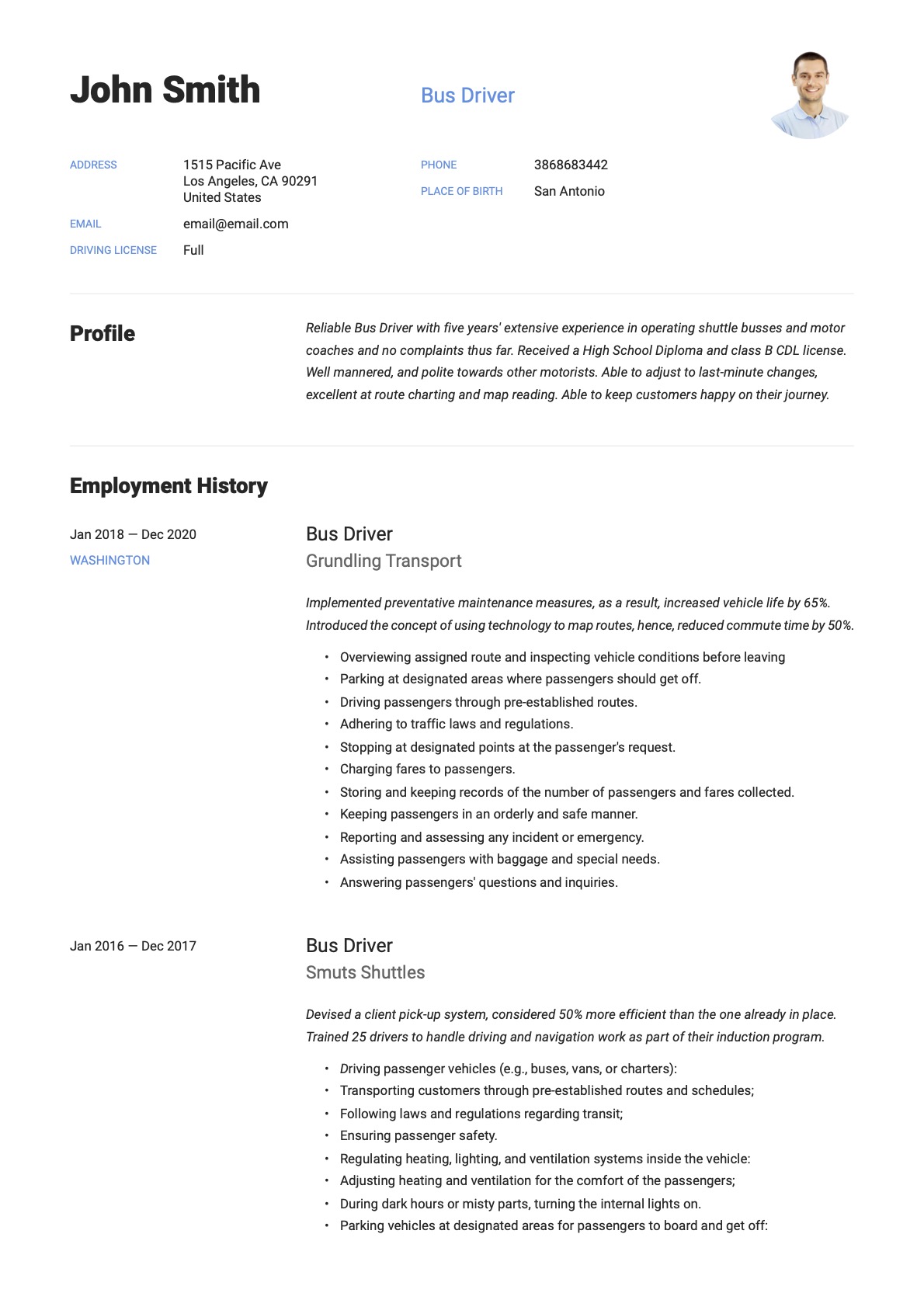 Example Resume Bus Driver-16