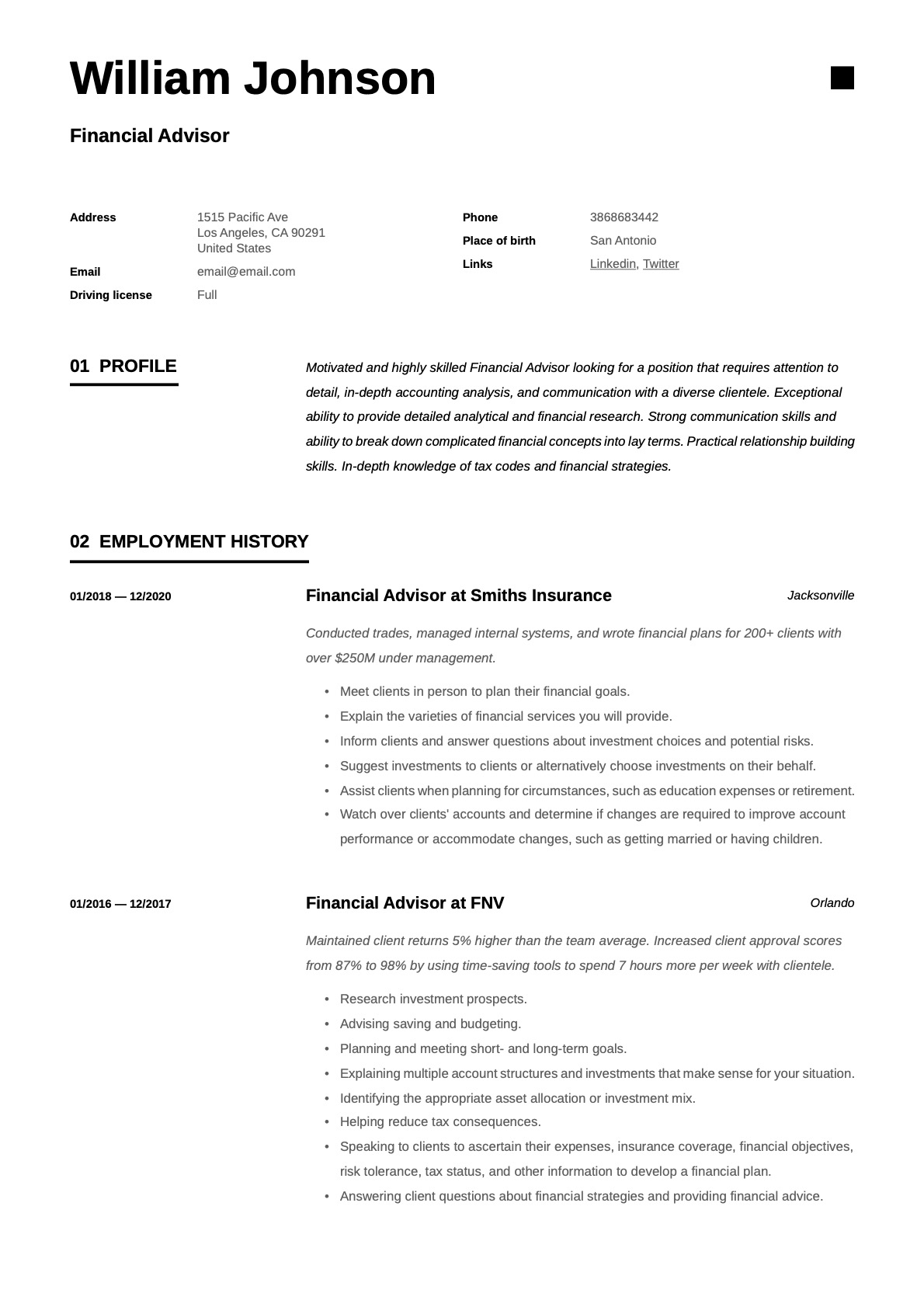 Example Resume Financial Advisor-11