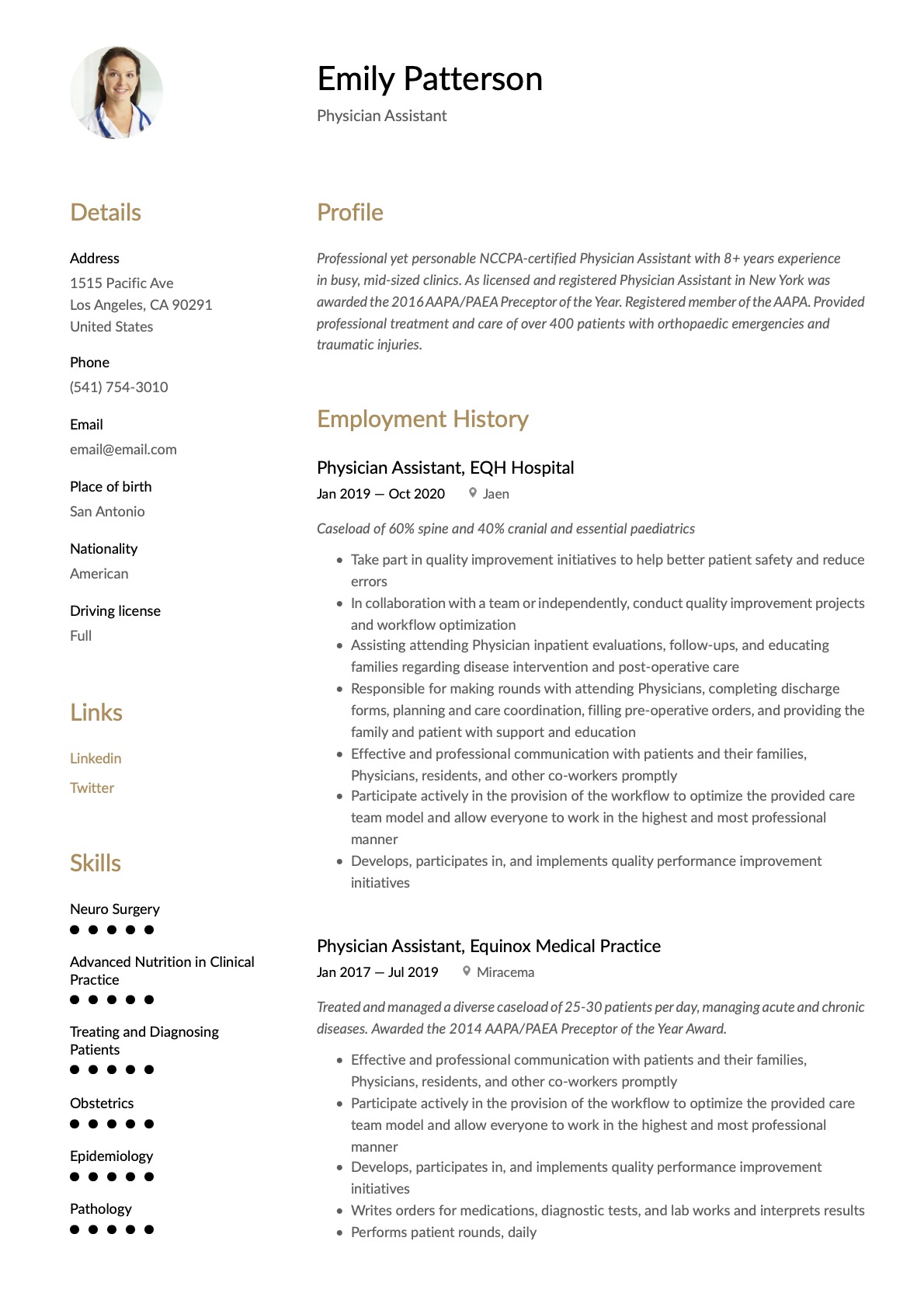 Example Resume Physician Assistant-17