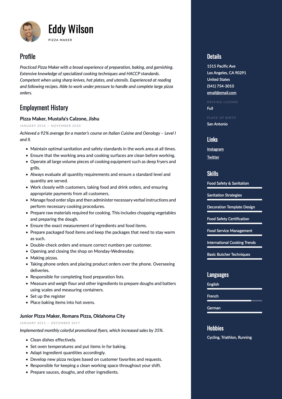 Example Resume Pizza Maker-4