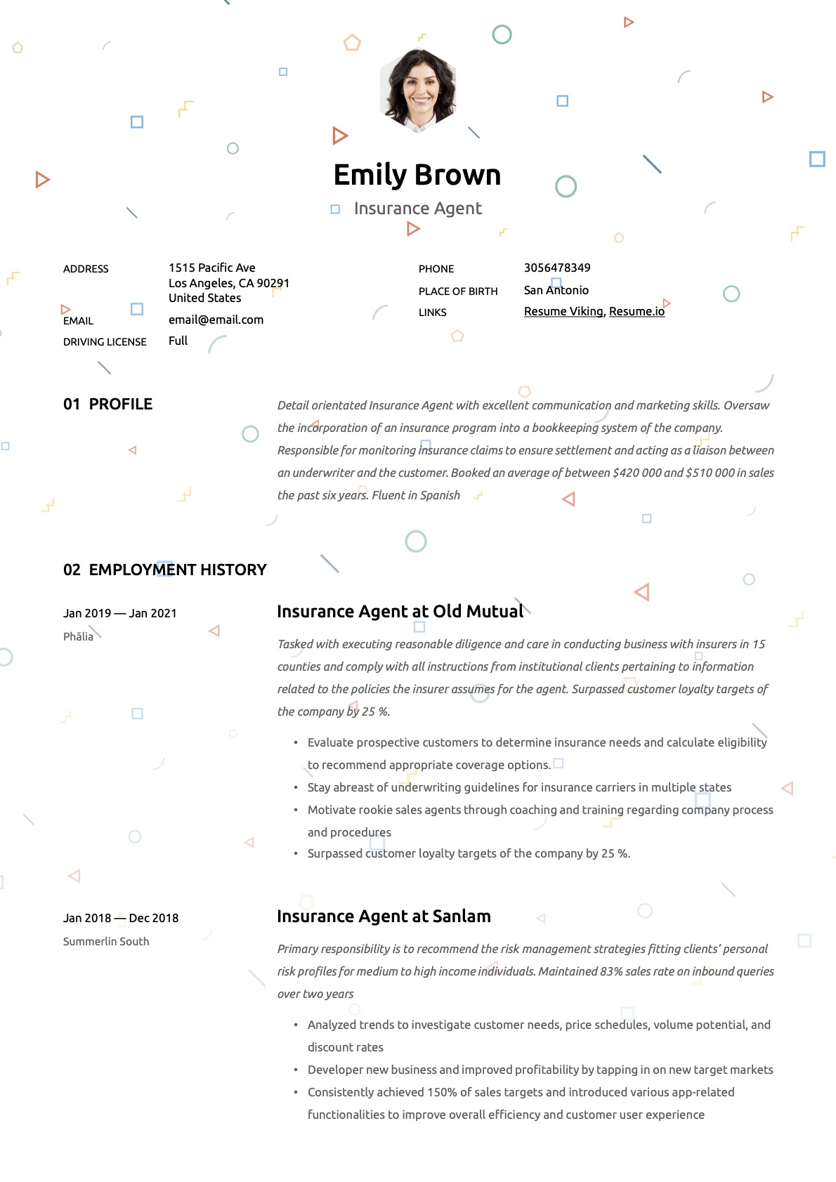 Example resume insurance agent-15