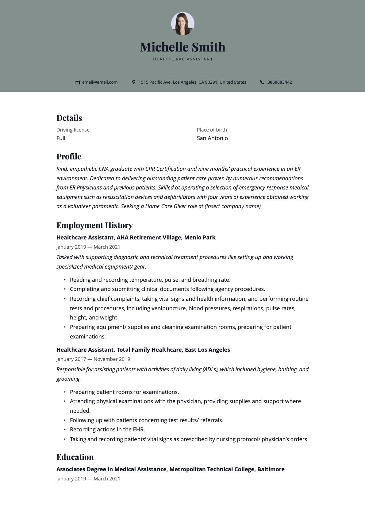 Example Resume Healthcare_Assistant-12