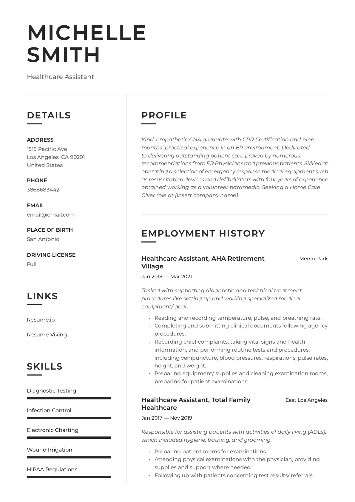 Example Resume Healthcare_Assistant-14
