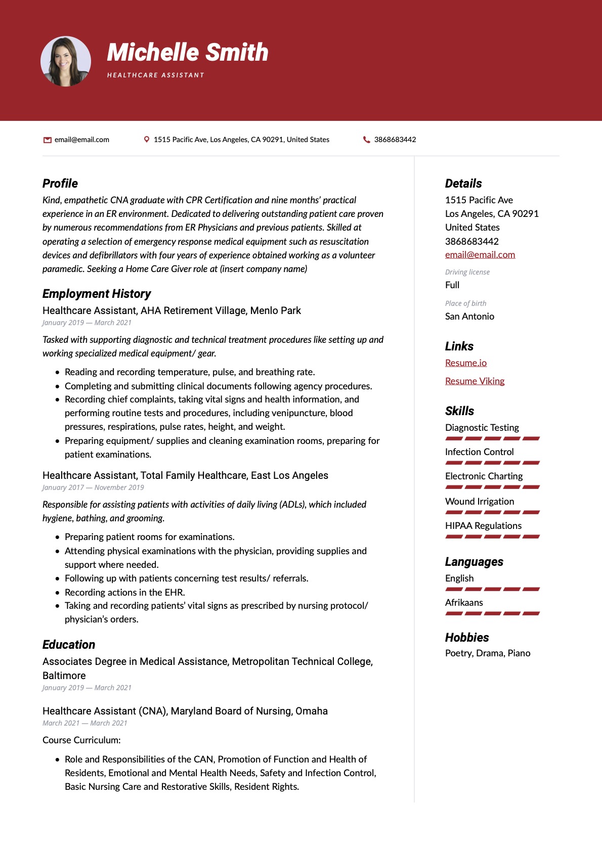 Example Resume Healthcare_Assistant-7
