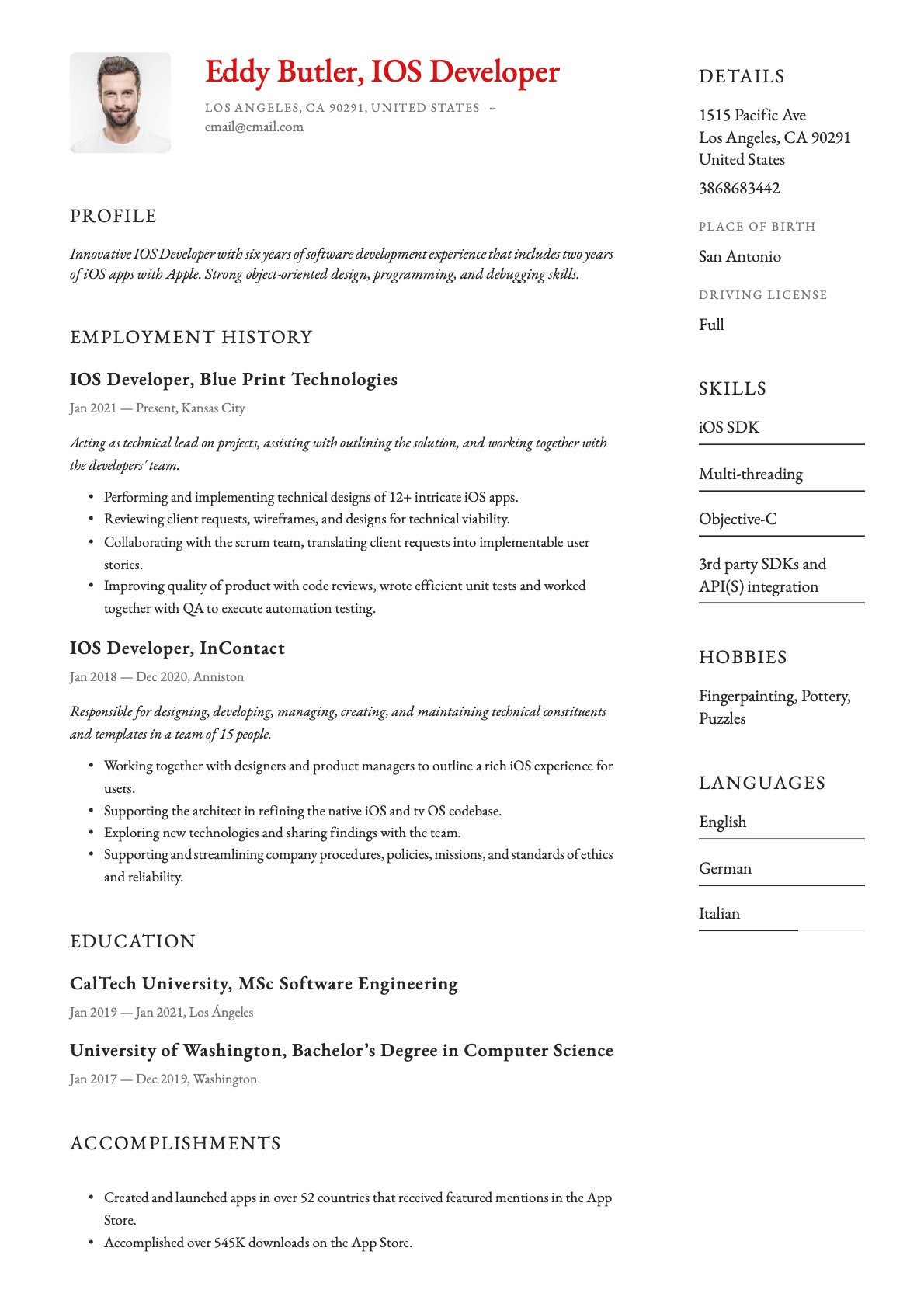 Example Resume IOS Developer-13