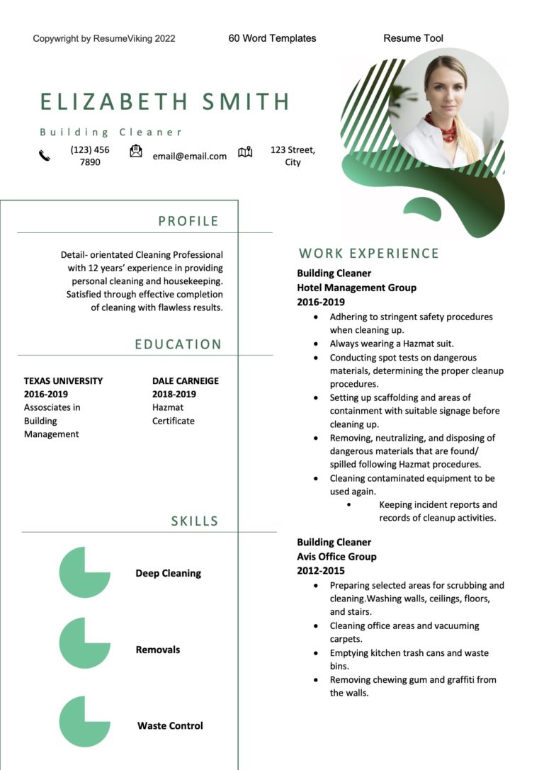 Building Cleaner Word Resume document